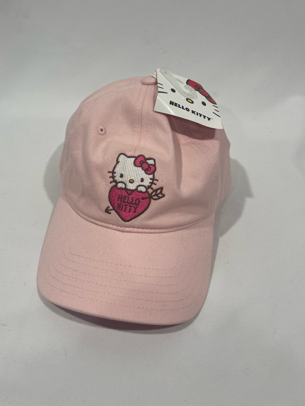 Hello Kitty Light Pink Cap with Heart Patch